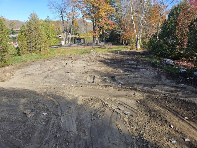 A lot cleared and graded, ready to start